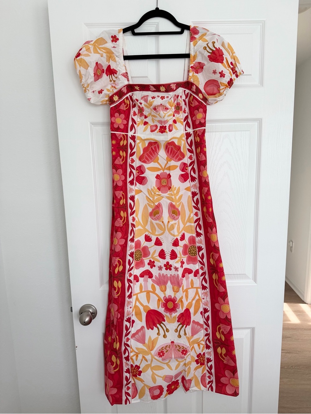 NWT Farm Rio 100% Cotton Puff-Sleeve
Midi Dress-Size Small - Picture 7 of 11